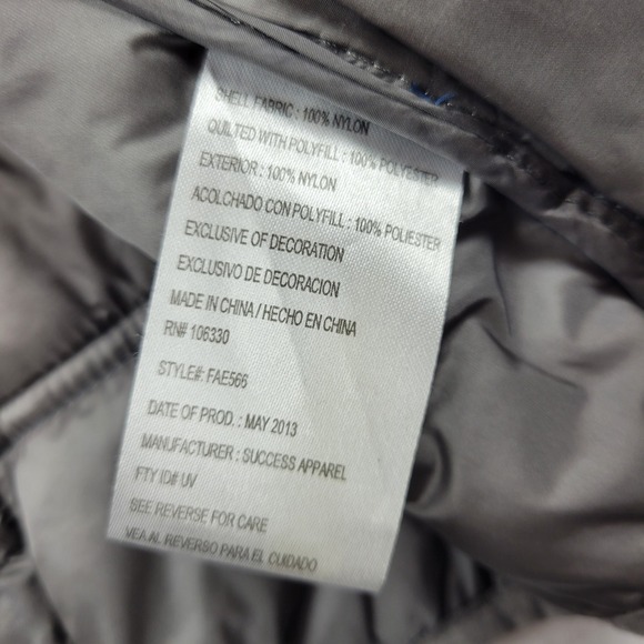 Eddie Bauer Bright Blue Kids Puffer Athletic Hiking Vest Spring XL - Picture 9 of 12